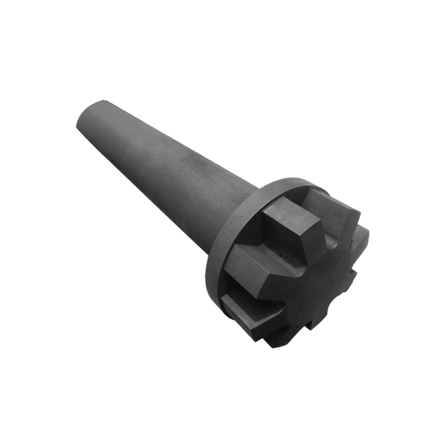 Rotor de grafito isostático de alta pureza - Varilla de refinación y desgasificación eficiente para fundición de aluminio - Agitador resistente al calor